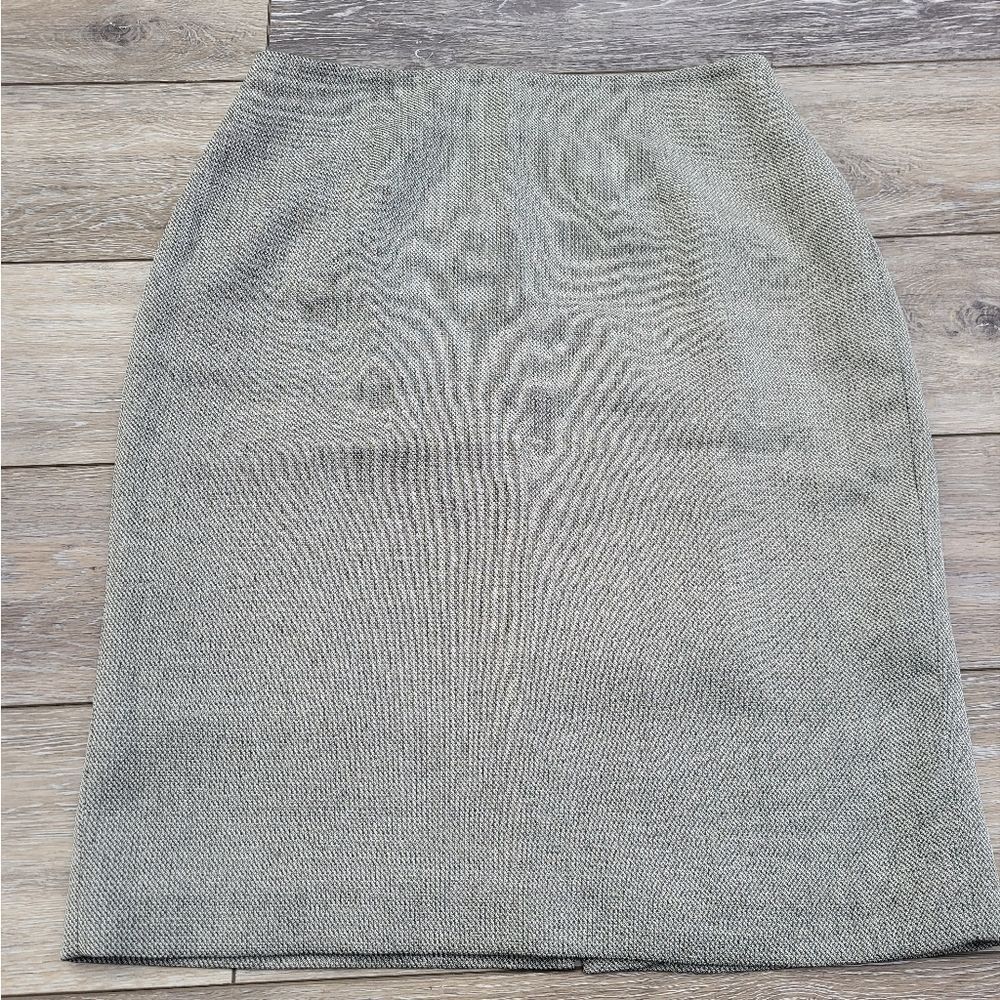 Amanda Smith Suits light gray business skirt vintage small